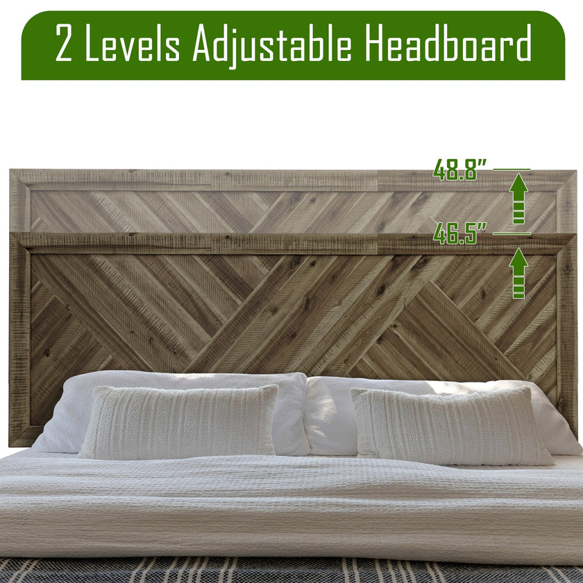 Sierra Deluxe Solid Wood Bed Frame