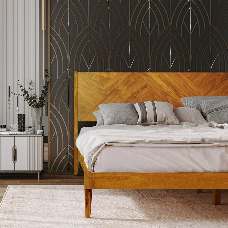 Gazelle Solid Wood Bed Frame