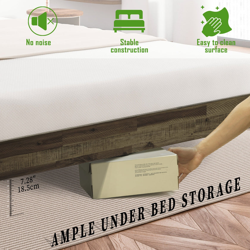 Sierra Deluxe Solid Wood Bed Frame
