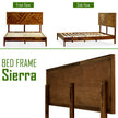 Sierra Deluxe Solid Wood Bed Frame