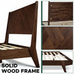 Gazelle Solid Wood Bed Frame