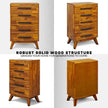 Linea Solid Wood Dresser