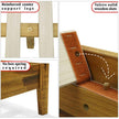 Sierra Deluxe Solid Wood Bed Frame