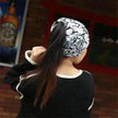 Female's Cotton Letter turban confinement fashion hat