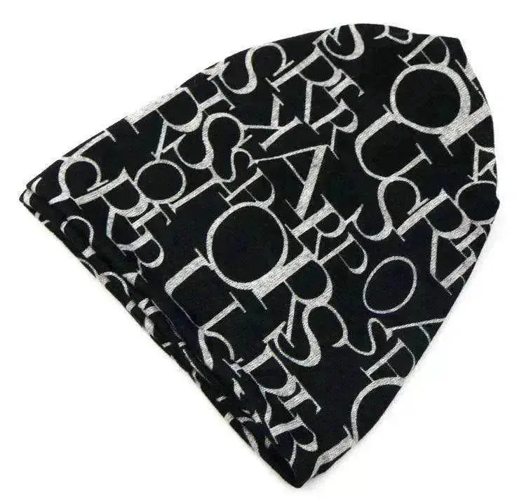 Female's Cotton Letter turban confinement fashion hat