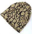 Female's Cotton Letter turban confinement fashion hat
