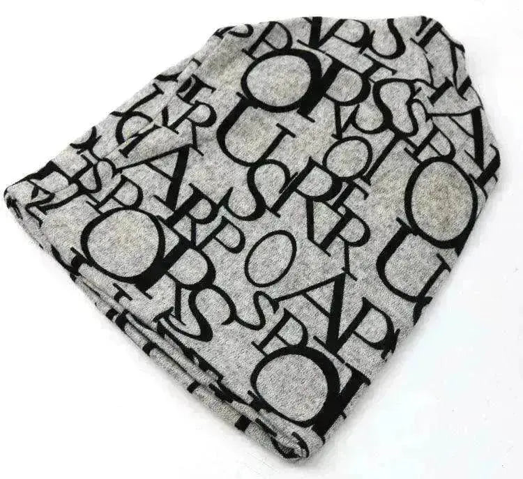 Female's Cotton Letter turban confinement fashion hat