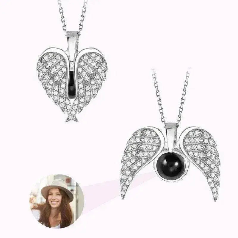 Female's Love Angel Wings Necklace