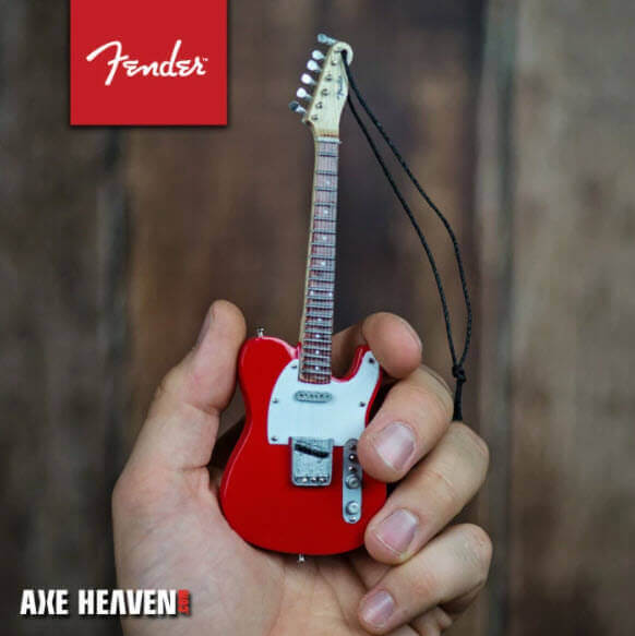 FENDER 50s Red Telecaster Mini Guitar Ornament - 6