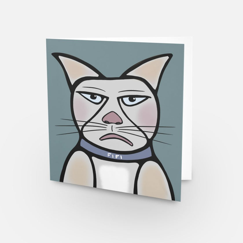 Greeting Card - Fifi the Cat