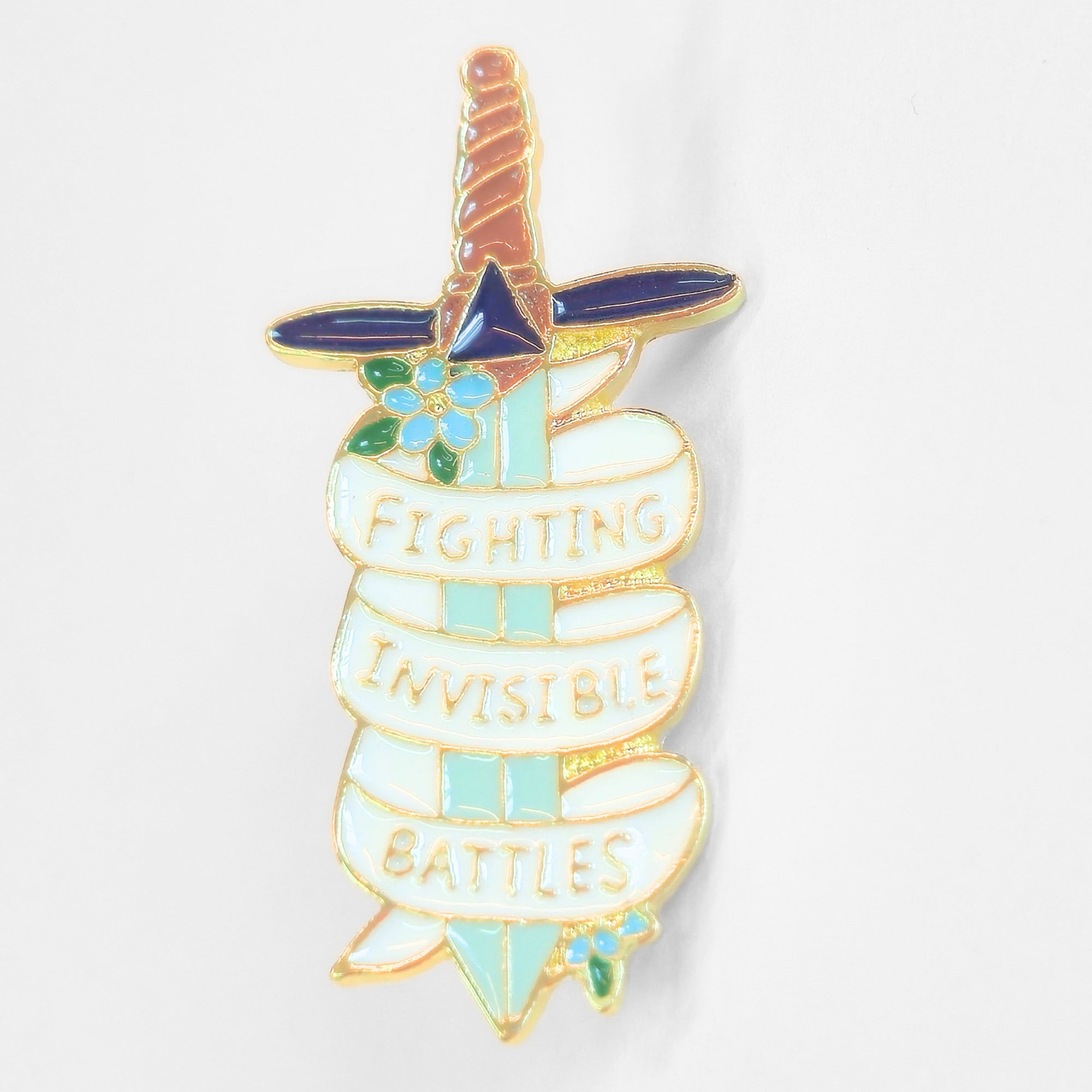 Fighting Invisible Battles | Collectible Pin