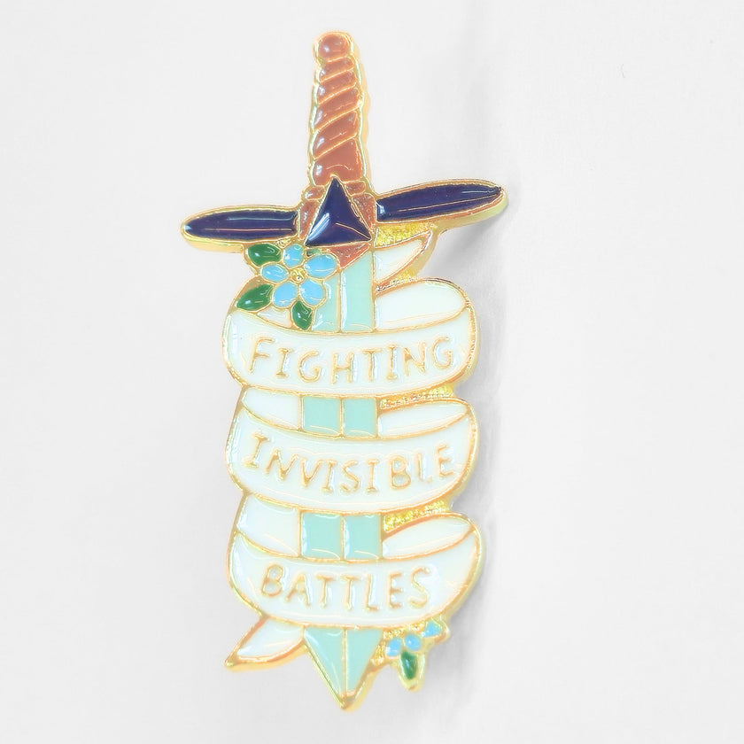 Fighting Invisible Battles | Collectible Pin