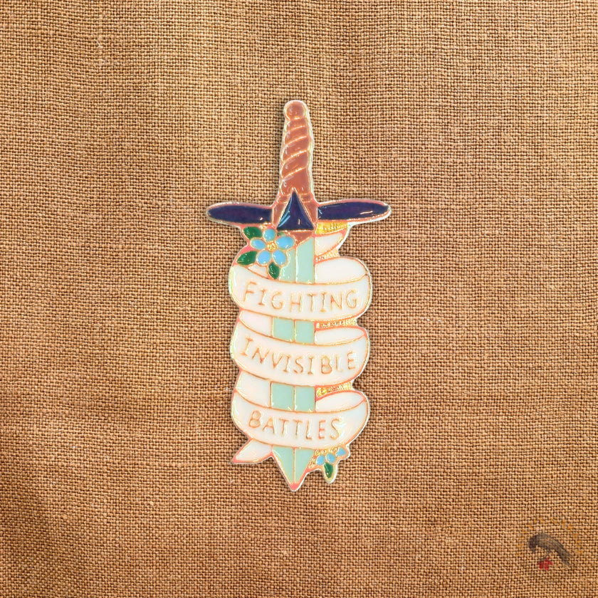 Fighting Invisible Battles | Collectible Pin