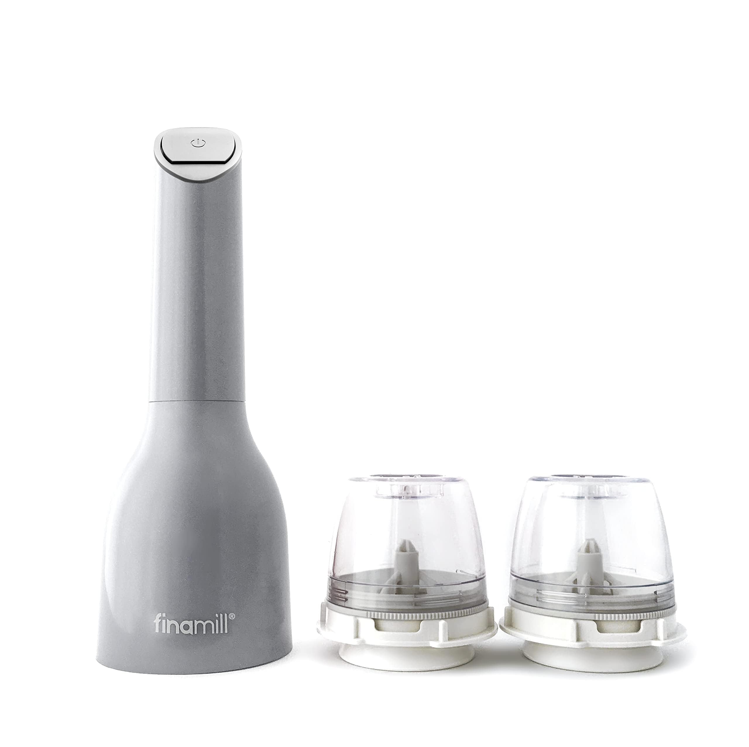 Finamill - Grinder with two FinaPod Pro Plus pods, Battery operated, Stone