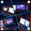 TUTT 14” Laptop Screen Extender – Dual FHD 1080P IPS Portable Monitor for Laptops (13”–17”) P6