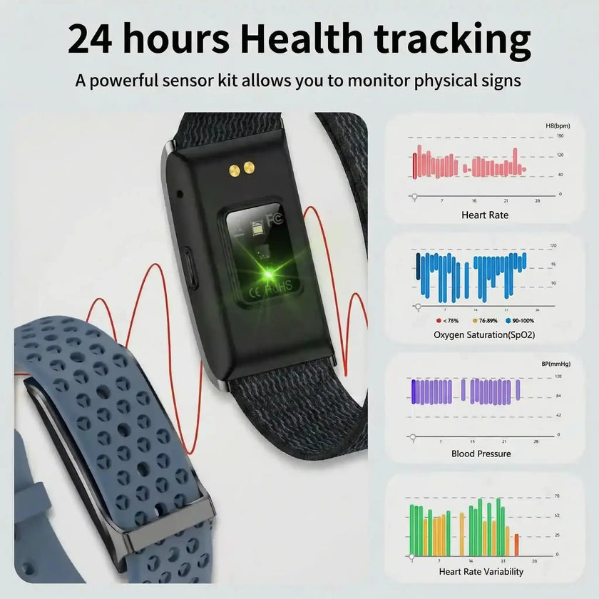 TUTT Smart Bracelet | Health and Fitness Tracker | GPS Activity Tracker | Android & iOS H59 MAX LIGE