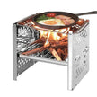 Firewood mini barbecue stove