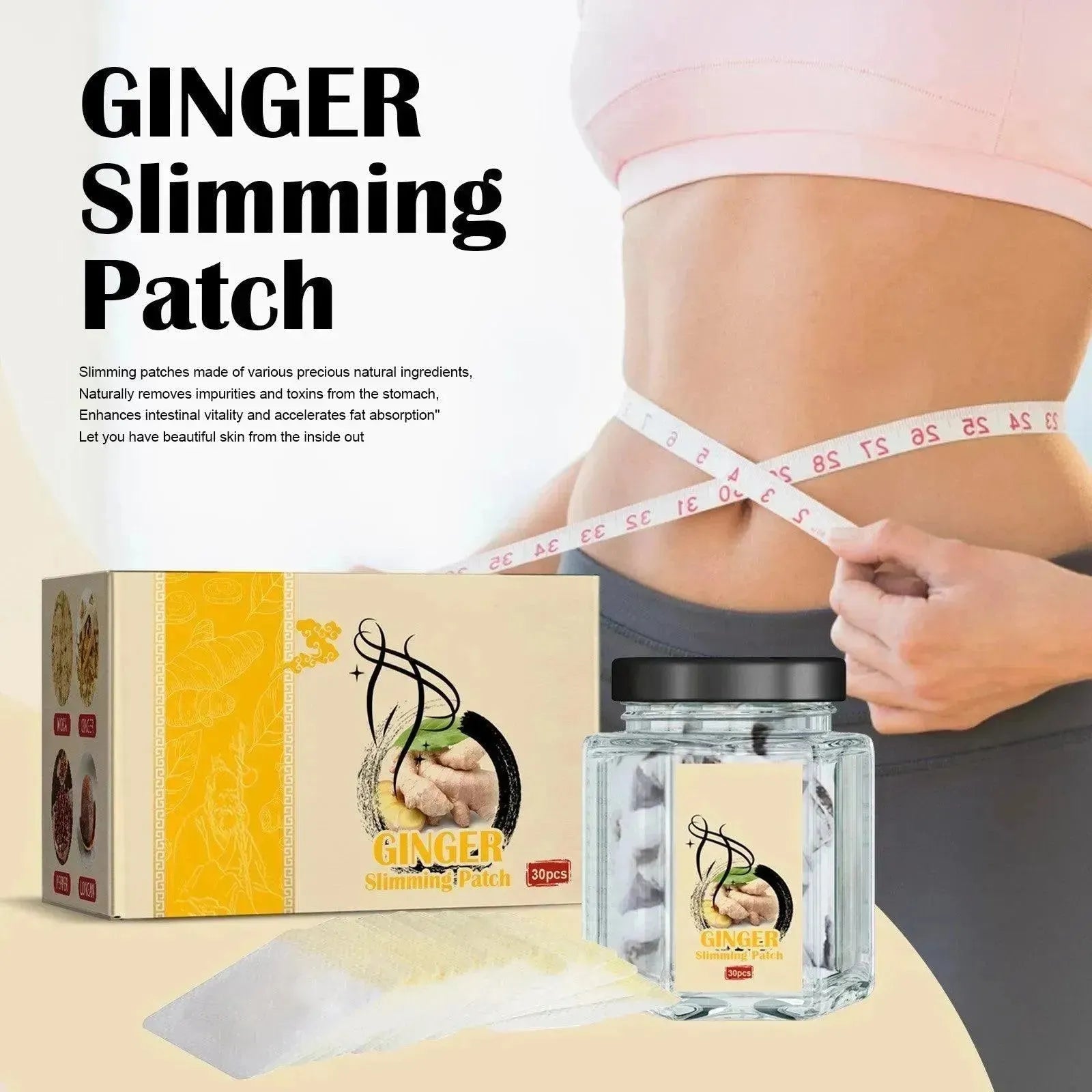 Firming Belly Ginger Body Shaping Sticker
