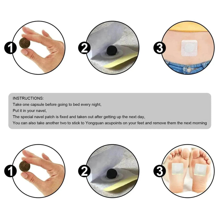 Firming Belly Ginger Body Shaping Sticker