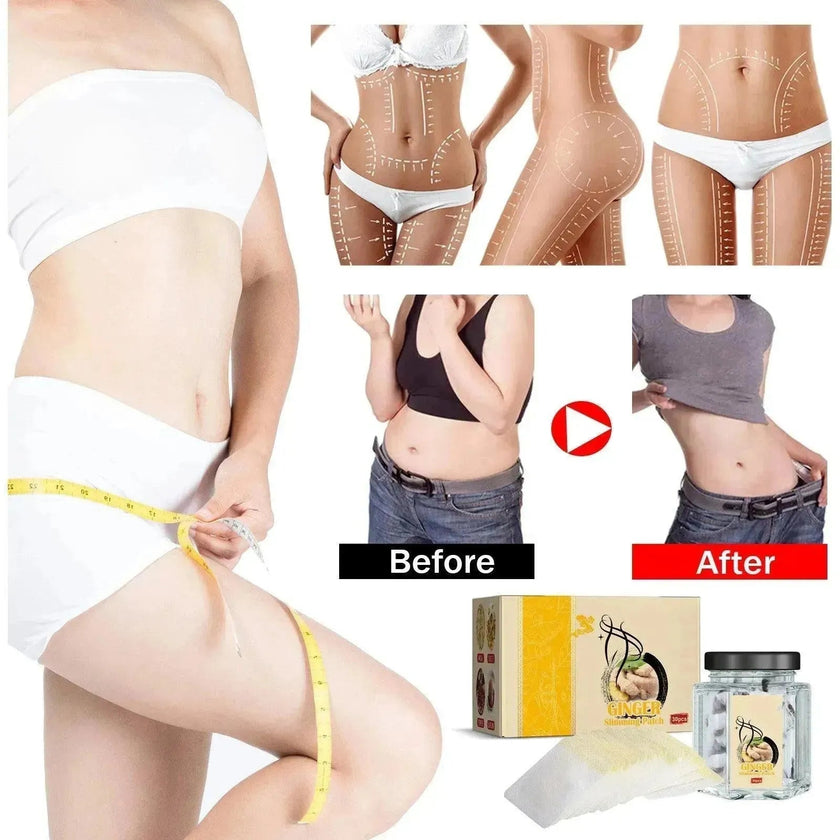 Firming Belly Ginger Body Shaping Sticker