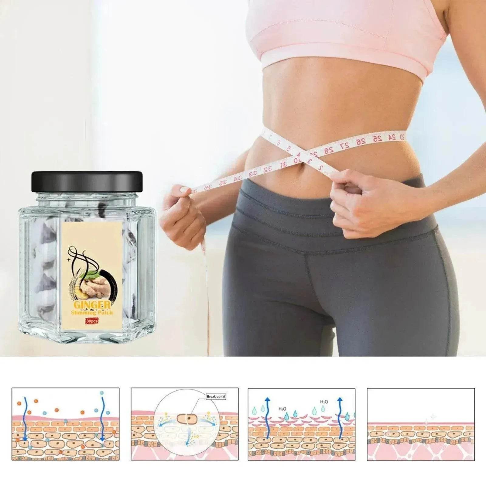 Firming Belly Ginger Body Shaping Sticker