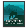 Frontenac National Park 'Explored' Poster, Canada Parks