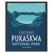 Pukaskwa National Park 'Explored' Poster, Canada Parks