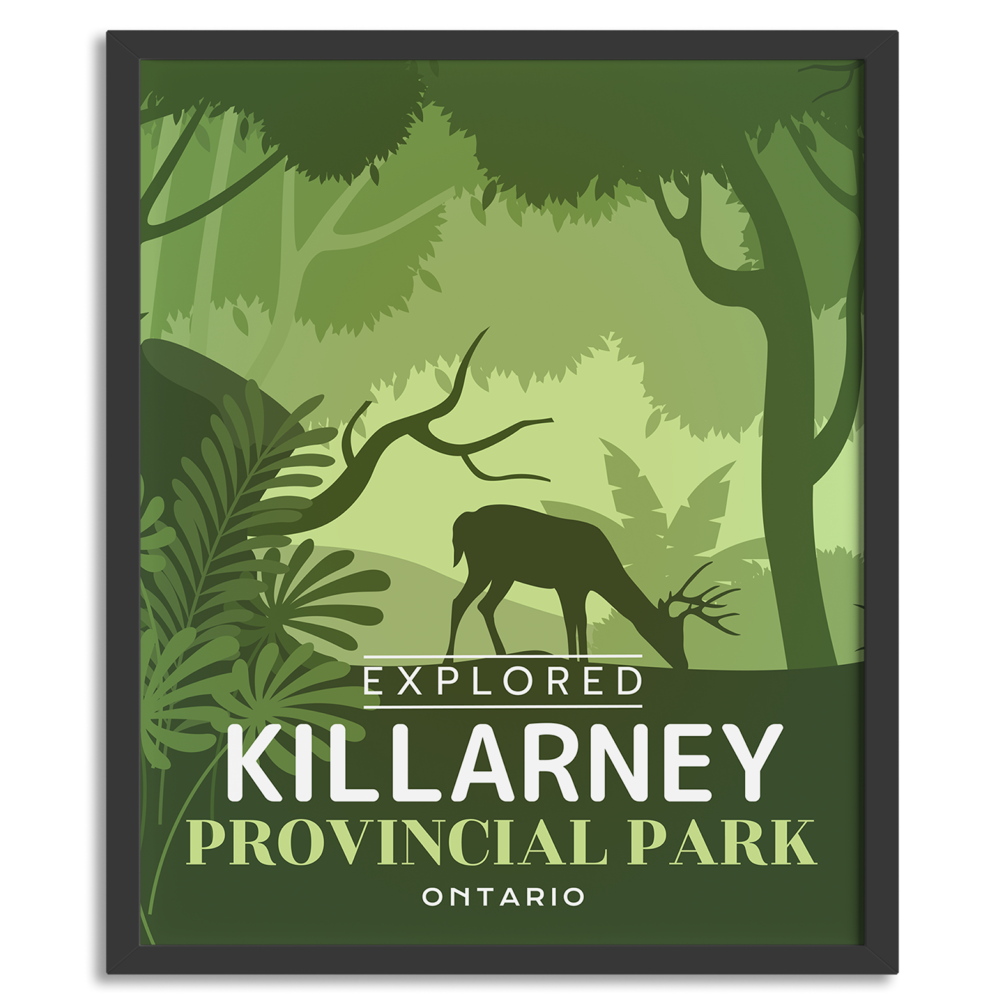 Killarney Provincial Park 'Explored' Poster, Canada Parks