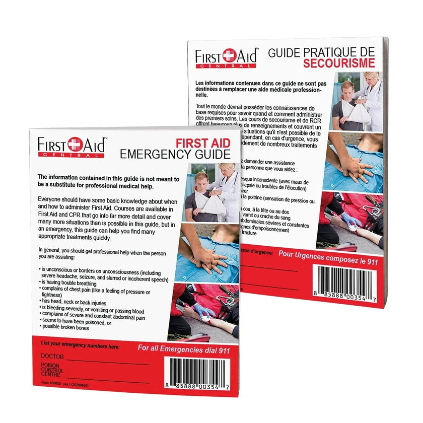 First Aid Pocket Guide, (EN/FR)