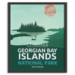 Georgian Bay Islands National Park 'Explored' Poster, Canada Parks