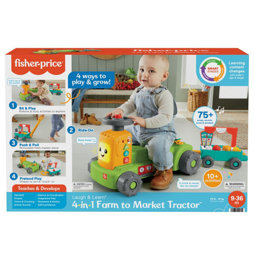 Fisher-Price - Price - 4-In-1 Farm To Market Tractor