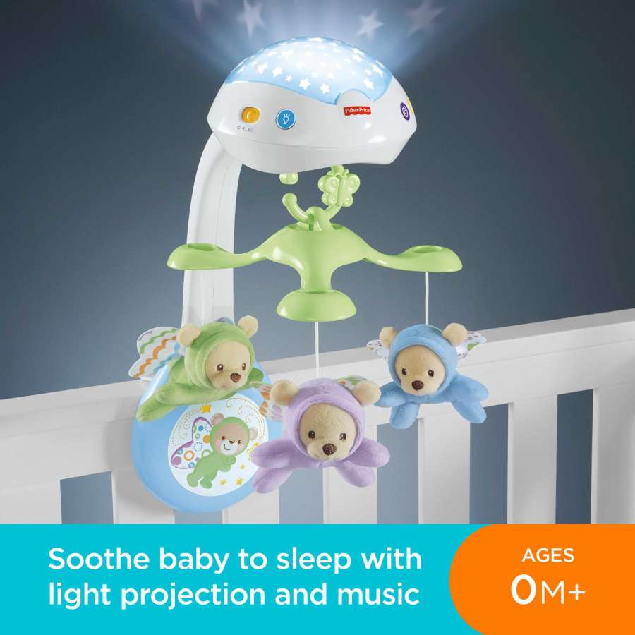 Fisher-Price - Price - Butterfly Dreams 3-In-1 Musical Mobile