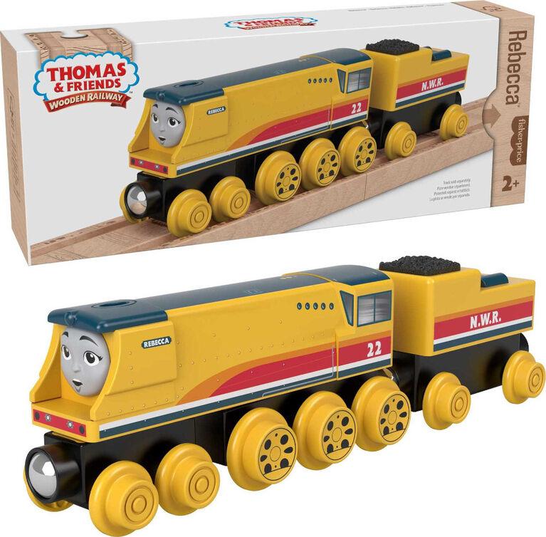 Fisher-Price - Price - Thomas And Friends - Wood Engine & Car - Large - Rebecca