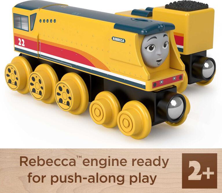 Fisher-Price - Price - Thomas And Friends - Wood Engine & Car - Large - Rebecca