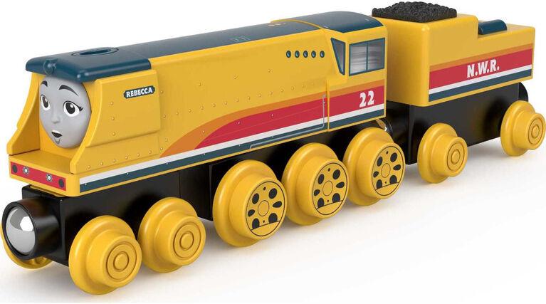 Fisher-Price - Price - Thomas And Friends - Wood Engine & Car - Large - Rebecca