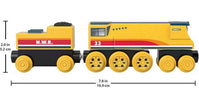 Fisher-Price - Price - Thomas And Friends - Wood Engine & Car - Large - Rebecca