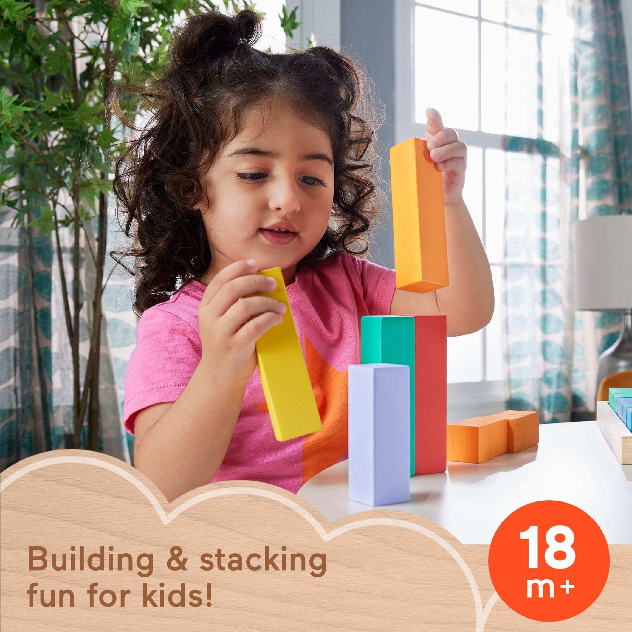 Fisher-Price - Price - Wood - Blocks Pyramid