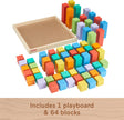 Fisher-Price - Price - Wood - Blocks Pyramid