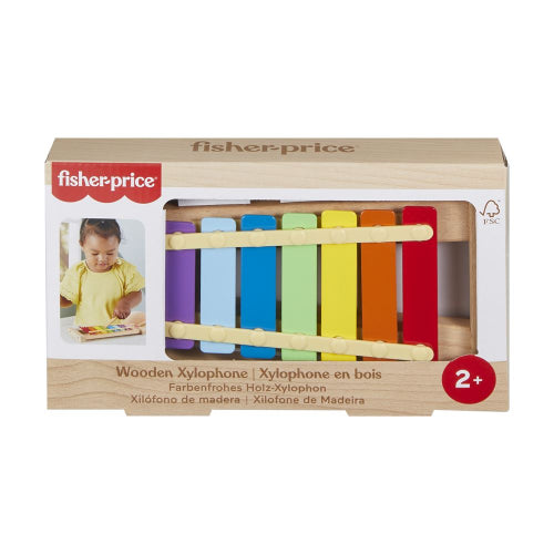 Fisher-Price - Xylophone en bois - Coffret
