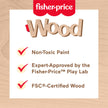 Fisher-Price - Xylophone en bois - Coffret