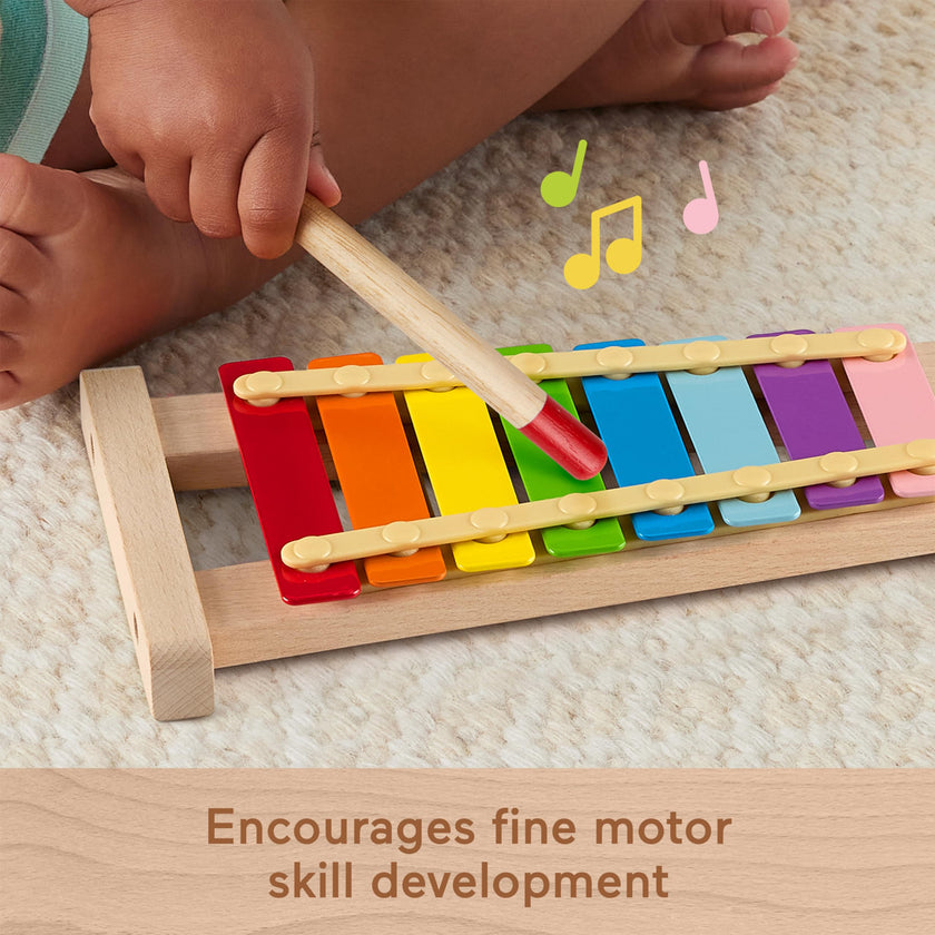 Fisher-Price - Xylophone en bois - Coffret