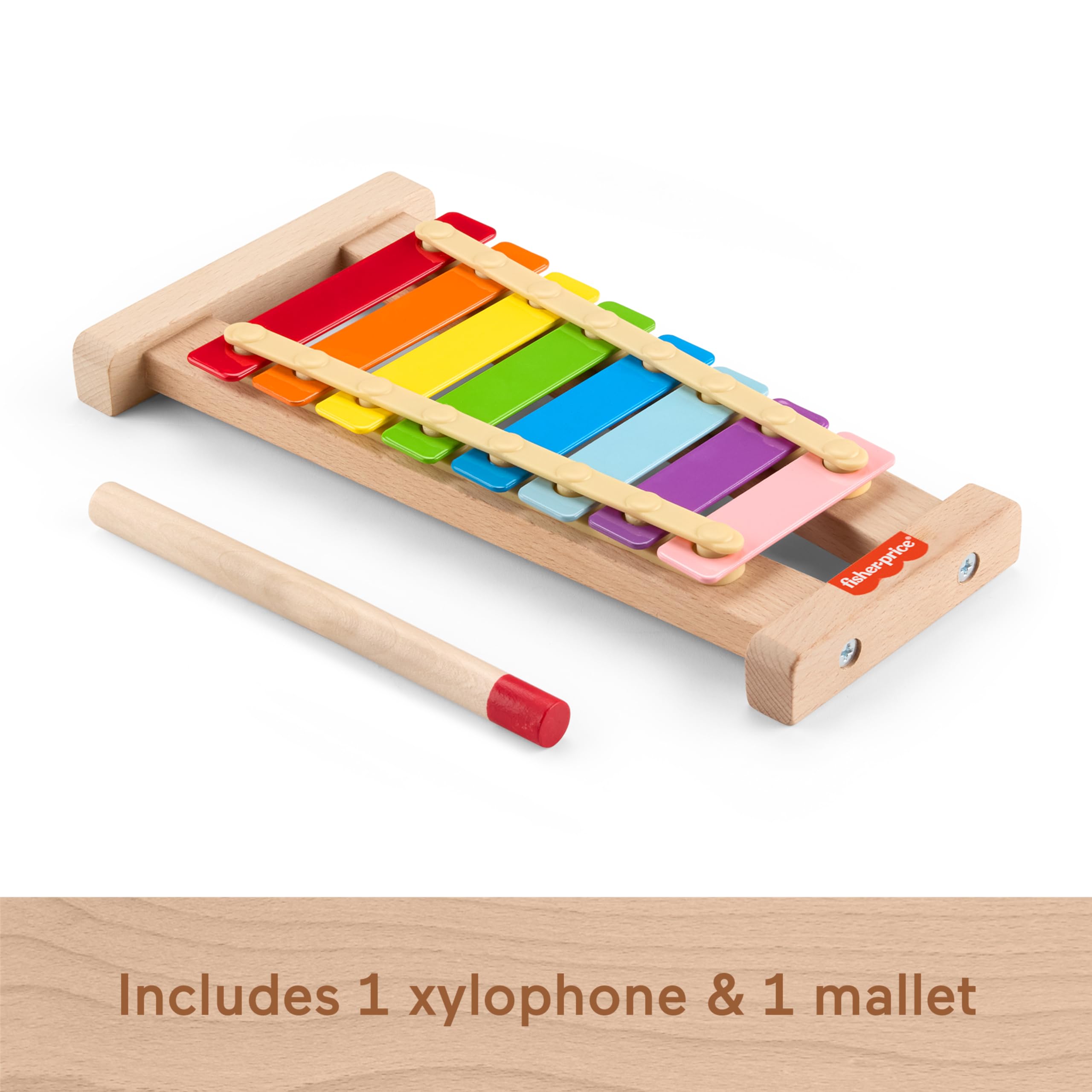 Fisher-Price - Xylophone en bois - Coffret