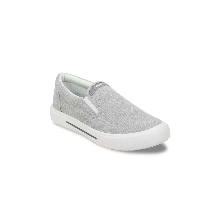 Fishooz Men's Sunwashed Slip-On Grey/White