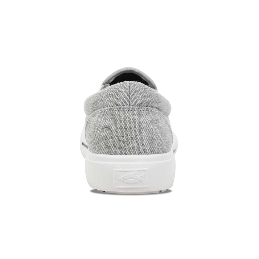 Fishooz Men's Sunwashed Slip-On Grey/White