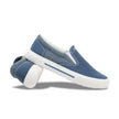Fishooz Women's Sunbrella® Slip-On Denim/White