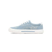 Fishooz Women's Sunwashed Lace Denim/White