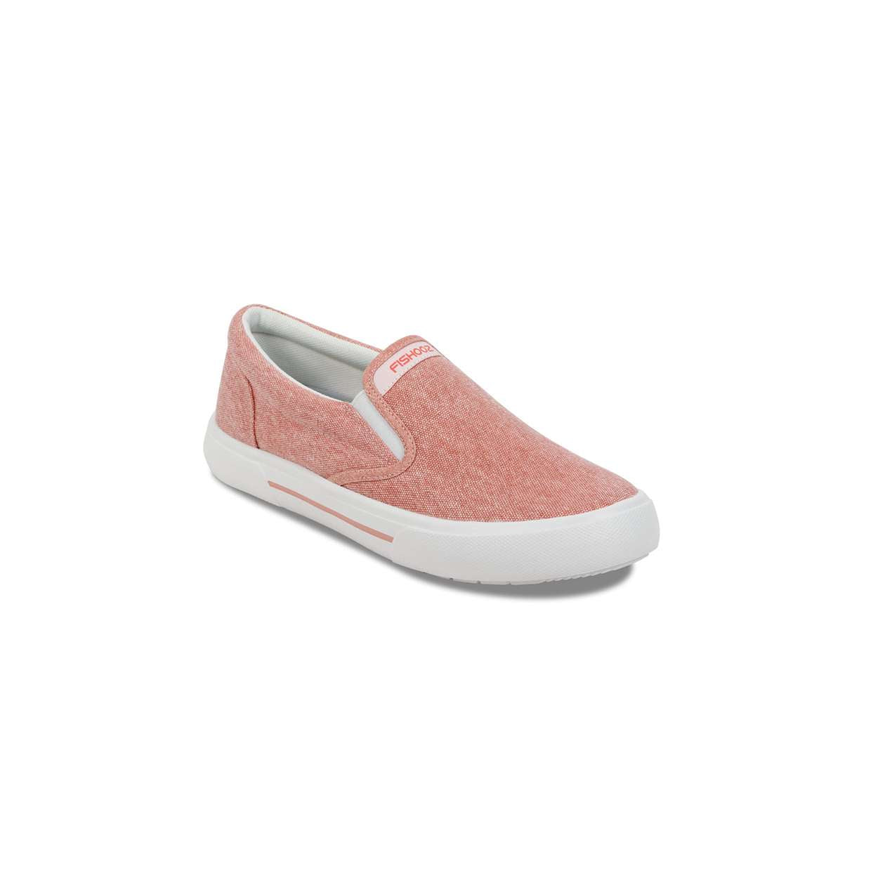 Fishooz Women's Sunwashed Slip-On Coral/White
