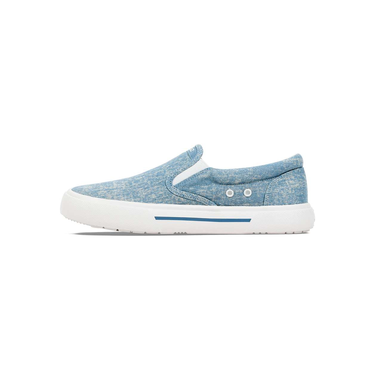 Fishooz Women's Sunwashed Slip-On Denim/White