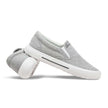 Fishooz Women's Sunwashed Slip-On Grey/White