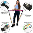 Pilates Bar Resistance Band Set for Home Gym Workouts